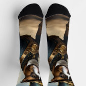 Chaussette Poches mécaniques : Steampunk Staffordshire Terrie (Haut)