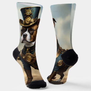 Chaussette Poches mécaniques : Steampunk Staffordshire Terrie