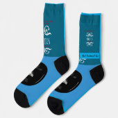 Chaussette Poète Caldwell Lee Apparel Crew Chaussettes (Gauche)
