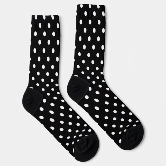 Chaussette Point Polka noir (Droite)