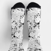 Chaussette Point, vache noire (Haut)