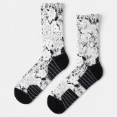 Chaussette Point, vache noire (Gauche)