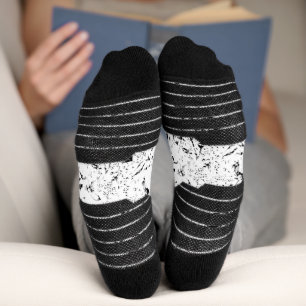 Chaussette Point, vache noire