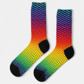 Chaussette Pointes Pop Art moderne Arc-en-ciel lumineux et Co (Gauche)