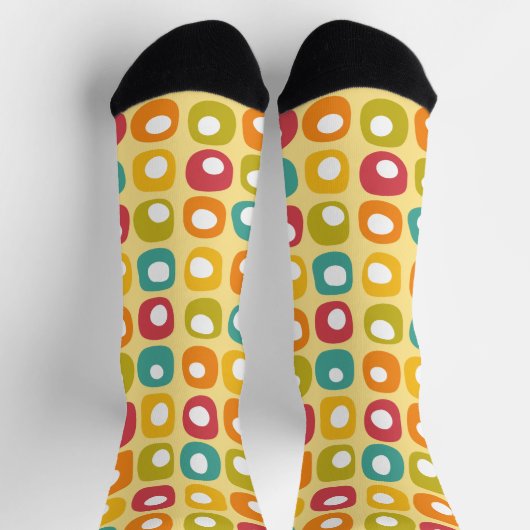 Chaussette Points colorés rétro (Haut)