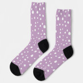 Chaussette Points Dalmatiens Lilac, Points Dalmatiens, Pots D (Gauche)