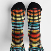 Chaussette Points de couleur rétro (Haut)