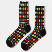 Chaussette Points de couleurs simples (Gauche)