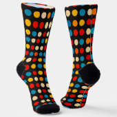 Chaussette Points de couleurs simples (Angulaire)