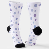 Chaussette points noirs peints à la main (Angulaire)
