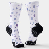 Chaussette points noirs peints à la main (Angulaire)