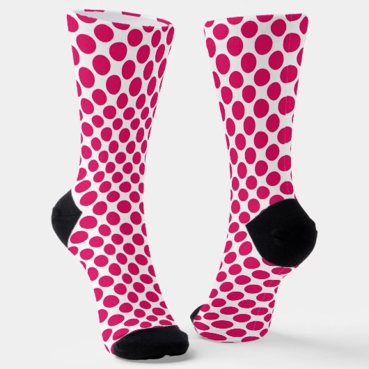 Chaussette Points rouges blancs (Angulaire)