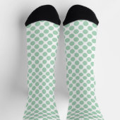 Chaussette Points verts blancs (Haut)