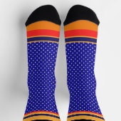 Chaussette Pois bleus + Grandes (Haut)