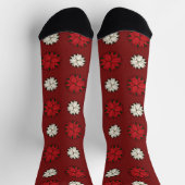 Chaussette Pois de Poinsettia (Haut)