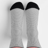 Chaussette Pois rose noir (Haut)