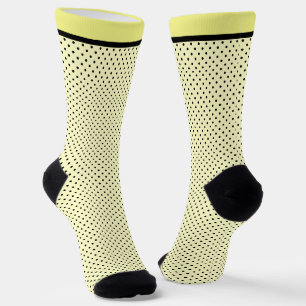 Chaussette Pois rose noir