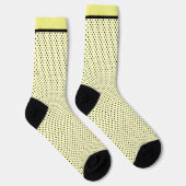Chaussette Pois rose noir (Droite)