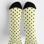 Chaussette Pois rose noir (Haut)
