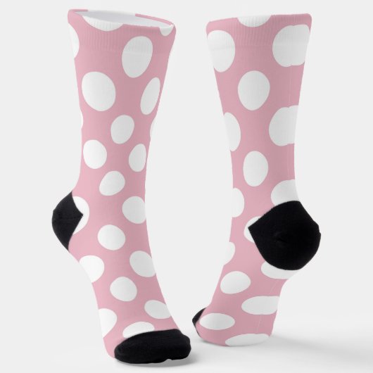 Chaussette Pois roses, Motif Pointe Polka, Points, Pointe (Angulaire)