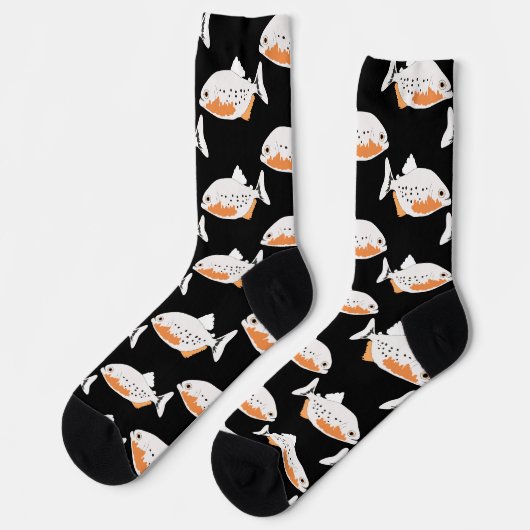 Chaussette Poisson Piranha (Gauche)