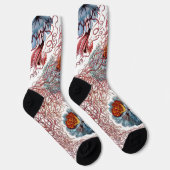 Chaussette Poisson vintage par Ernst Haeckel, Discomedusae (Droite)