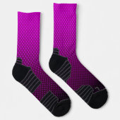 Chaussette Polka point dégradé violet noir couleurs foncé (Droite)