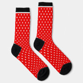 Chaussette Polka rouge do (Droite)
