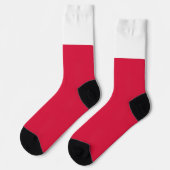 Chaussette Pologne Drapeau Fun Patriotique Polonaise Fierté N (Gauche)