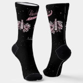 Chaussette Pom-pom girl Faux Rose (Angulaire)