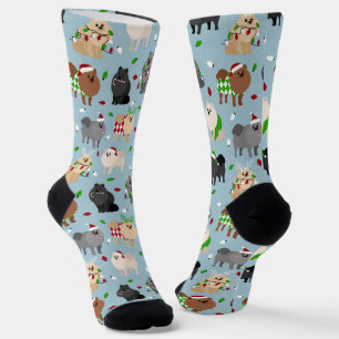 Chaussette Poméranie de Noël