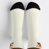 Chaussette Pommes rouges amusantes (Haut)