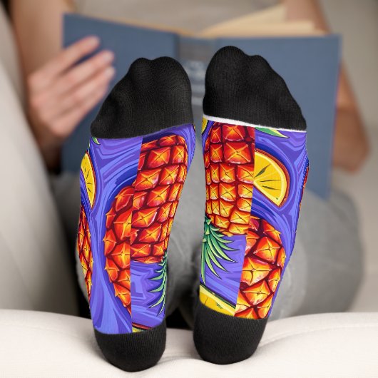 Chaussette Pop d'ananas - Pineapple Empire (Fond)