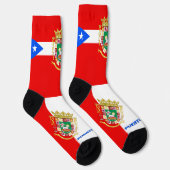 Chaussette Portoricain Drapeau Patriotique, Premium Porto Ric (Droite)