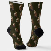 Chaussette Portrait de chat Maine Coon (Angulaire)