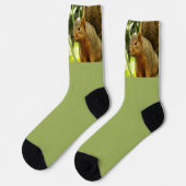 Chaussette Portrait d'un écureuil (Gauche)