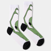 Chaussette Pose du cœur extraterrestre (Droite)