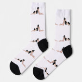 Chaussette Postures de yoga Thunder_Cove (Gauche)