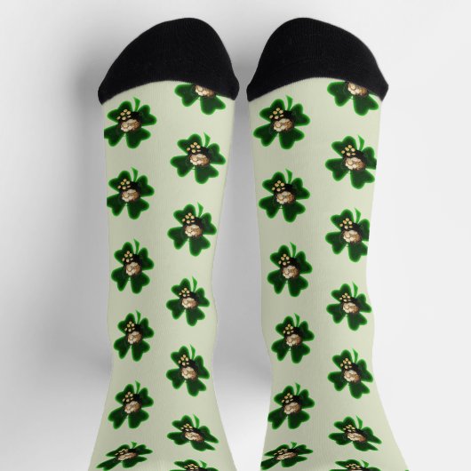 Chaussette Pot of Gold St. Patrick's Day (Haut)