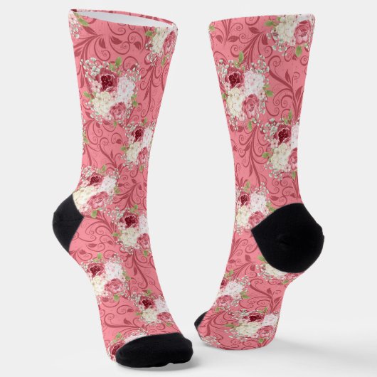 Chaussette poupée rose (Angulaire)