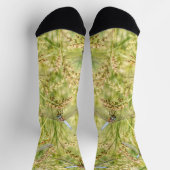 Chaussette Prairie de libellule bleue faune (Haut)