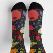 Chaussette Pratique joli fruit motif l Design coloré (Haut)