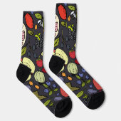 Chaussette Pratique joli fruit motif l Design coloré (Droite)