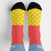 Chaussette Première combinaison et match Colors et Polka moti (Haut)