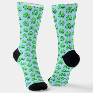 Chaussette Prêt à éclore Bébé Garçon Motif Petit Pois Bleu