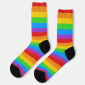 Chaussette PrideStride : Drapeau arc-en-ciel (Gauche)