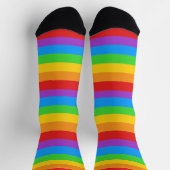 Chaussette PrideStride : Drapeau arc-en-ciel (Haut)