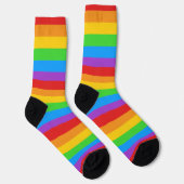 Chaussette PrideStride : Drapeau arc-en-ciel (Droite)