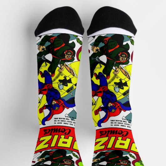 Chaussette PRIX des bandes dessinées des années 1940 (Haut)