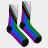 Chaussette Progrès Rainbow Flag Chaussettes, LGBTQ & Pride Ch (Droite)